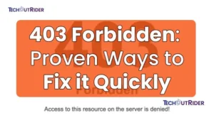 403 Forbidden