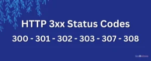 HTTP 3xx Status Codes