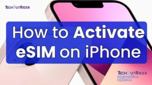 Activate eSIM on iPhone