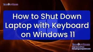 Shut Down Laptop