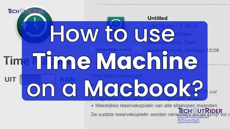 Time Machine on Macbook